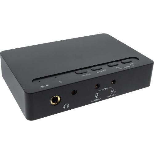 Preview: InLine® USB 2.0 SoundBox 7.1, 48KHz / 16-bit mit Toslink Digital IN / OUT