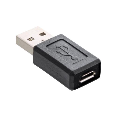Preview: InLine® Micro-USB Adapter USB A Stecker an Micro-USB B Buchse