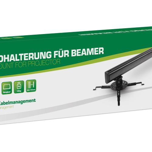 Preview: InLine® Wandhalterung für Beamer max. 16kg