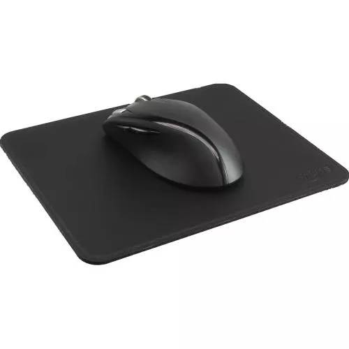 InLine® Maus-Pad Premium Kunstleder schwarz 255x220x3mm