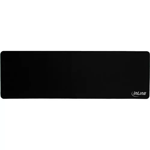 InLine® Maus-Pad XL Schreibtischunterlage schwarz 900x400x2mm