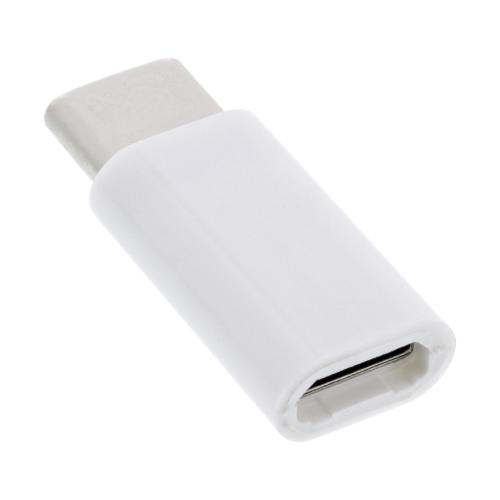 Preview: InLine® USB 2.0 Adapter USB Typ-C Stecker auf Micro-USB Buchse