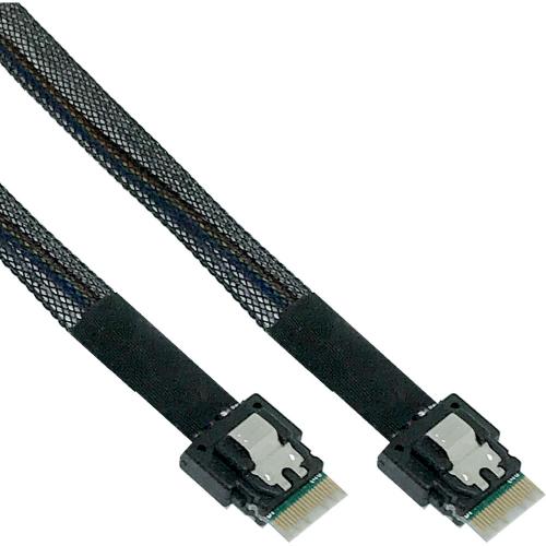 InLine® Slim SAS Kabel SFF-8654 zu SFF-8654 24Gb/s 0,5m