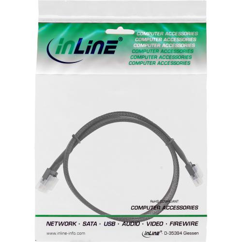 Preview: InLine® Slim SAS Kabel SFF-8654 zu SFF-8654 24Gb/s 0,5m