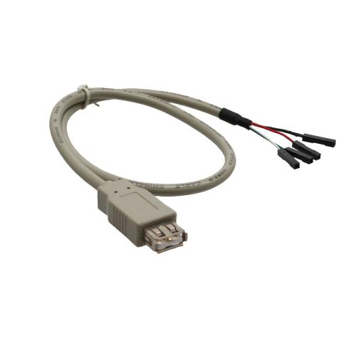 InLine® USB 2.0 Adapterkabel, Buchse A auf Pfostenanschluss, 0,40m, bulk