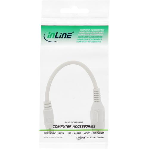 Preview: Tastatur-Adapterkabel – 5-pol DIN Buchse an PS/2 Stecker, 10cm