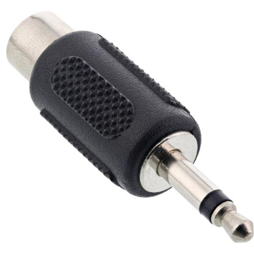 Preview: InLine® Audio Adapter 3,5mm Klinke Stecker an 1x Cinch Buchse Mono