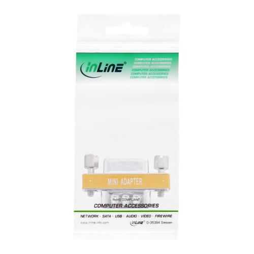 InLine® Nullmodemadapter 9pol Stecker / Buchse bulk