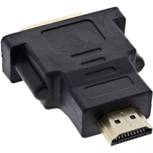 HDMI-DVI Adapter – HDMI Stecker auf DVI Buchse, 4K kompatibel, vergoldete Kontakte