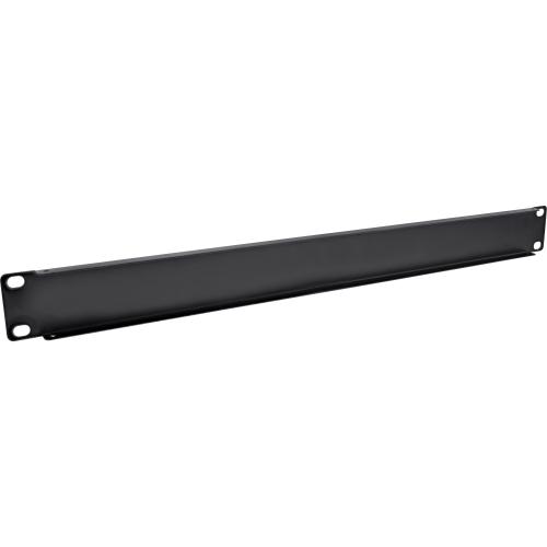 Preview: InLine® 19" Blindplatte 1HE RAL 9005 schwarz