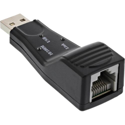 Preview: USB Netzwerkadapter – 10/100 Mbit/s Ethernet, USB 2.0, RJ45