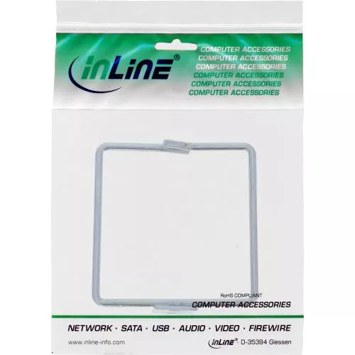 InLine® Kabelbügel Metall verzinkt 80x80mm