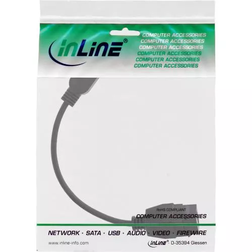 USB 3.2 Keystone-Adapterkabel, USB-A Stecker zu Keystone-Buchse, 0,2 m