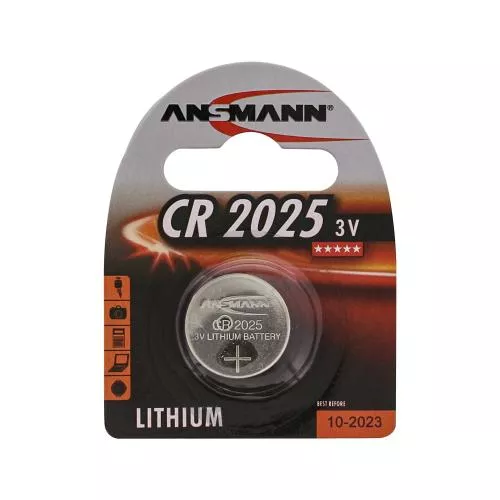 ANSMANN 5020142 Knopfzelle CR2025 3V Lithium