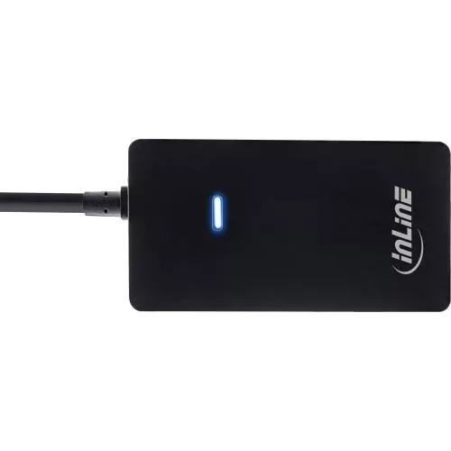 InLine® USB 2.0 Hub 4 Port schwarz Kabel 30cm