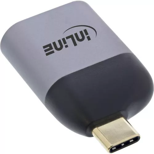 InLine® USB Display Konverter USB Typ-C Stecker zu DisplayPort Buchse (DP Alt Mode) 8K@60Hz