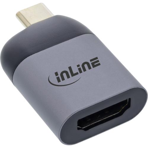 InLine® USB Display Konverter USB Typ-C Stecker zu HDMI Buchse (DP Alt Mode) 4K2K
