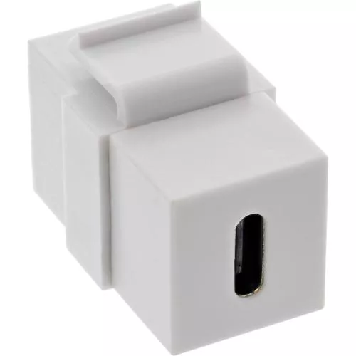USB 3.1 Snap-In Einsatz USB-C Buchse Buchse weiß