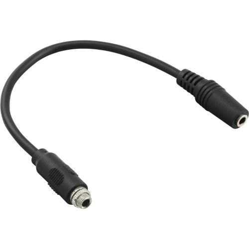 InLine® Audio Adapterkabel zum Einbau 1x mit Gewinde 3,5mm Stereo Buchse/Buchse 0,2m