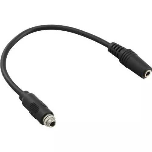 InLine® Audio Adapterkabel zum Einbau 1x mit Gewinde 3,5mm Stereo Buchse/Buchse 0,2m