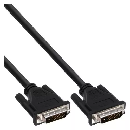 InLine® DVI-D Kabel digital 24+1 Stecker / Stecker Dual Link 5m