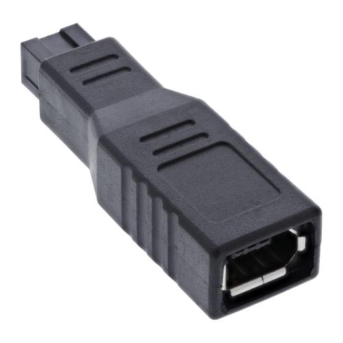 Preview: InLine® FireWire Adapter 6pol Buchse / 9pol Stecker