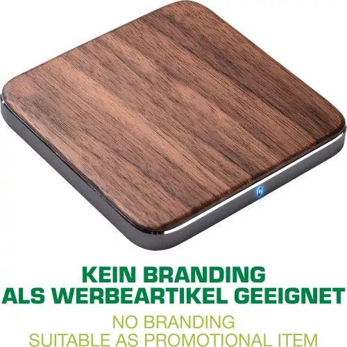 InLine® Qi woodcharge wireless fast charger Smartphone kabellos laden 5/7,5/10W