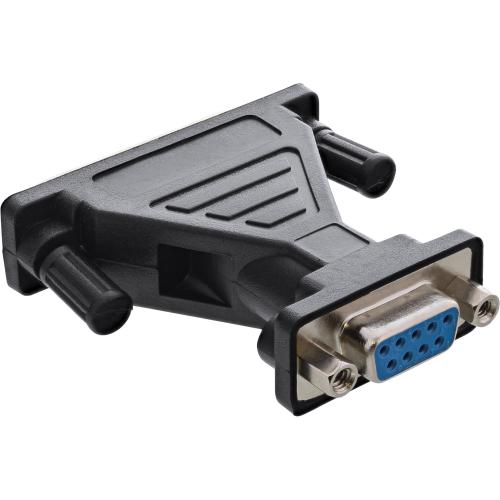 Preview: InLine® USB Typ C zu Seriell Adapterkabel Stecker C an 9pol Sub D Stecker mit 9-25pol Adapter 1,8m