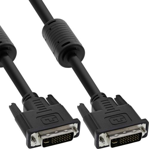 InLine® DVI-I Kabel digital/analog 24+5 Stecker / Stecker Dual Link 1,8m
