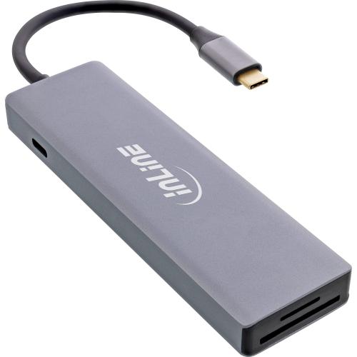 Preview: InLine® USB 3.2 Type C Multi Hub (3x USB-A 5Gb/s + USB Type-C (PD 100W) HDMI 4K @ 30Hz OTG