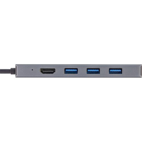 Preview: InLine® USB 3.2 Type C Multi Hub (3x USB-A 5Gb/s + USB Type-C (PD 100W) HDMI 4K @ 30Hz OTG
