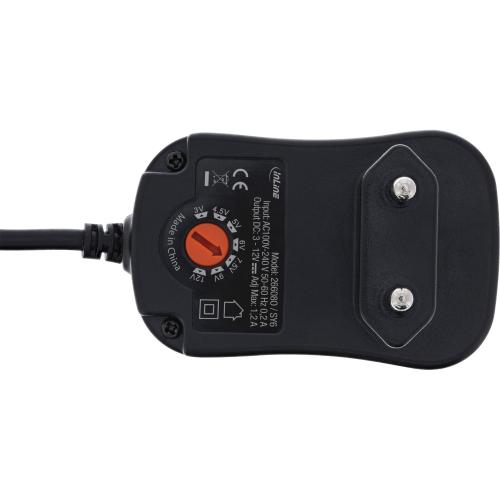 Preview: InLine® Universal Steckernetzteil 12W 110-240V auf 3-12V max. 1200mA