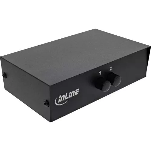 InLine® AV Umschalter manuell 2-port 3x Cinch IN/OUT