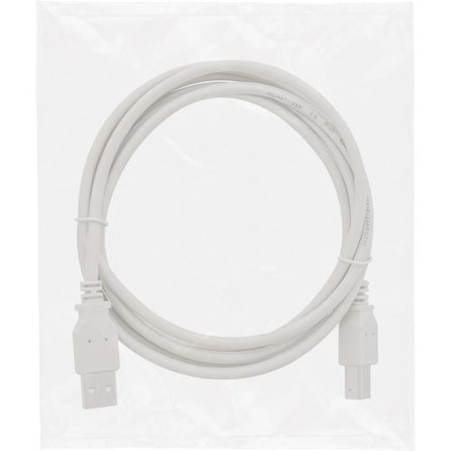 Preview: InLine® USB 2.0 Kabel A an B beige 3m bulk