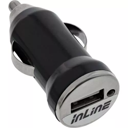 InLine USB KFZ Ladegerät Stromadapter 12/24VDC zu 5V DC/1A Mini