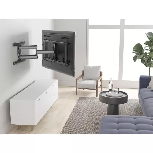 InLine® Premium Aluminium Wandhalterung für Flach-TV (37-80") max. 70kg schwarz