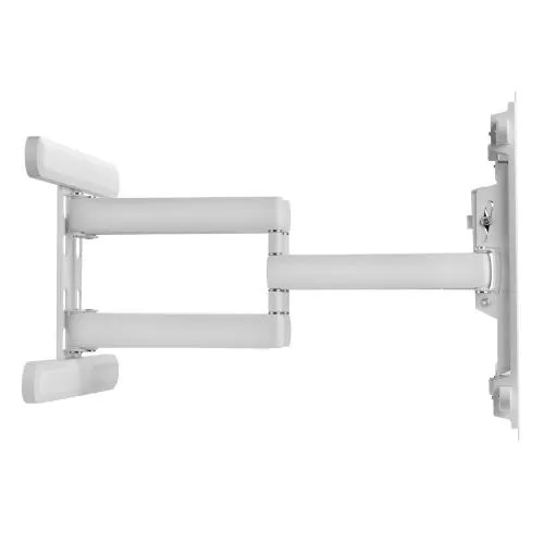 InLine® Premium Aluminium Wandhalterung für Flach-TV (37-80") max. 70kg weiß
