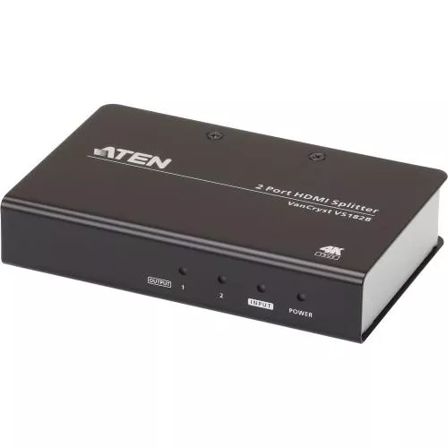 ATEN VS182B Video Splitter HDMI 2fach Verteiler True 4K bei 60 Hz