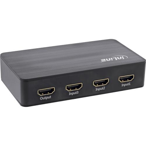 Preview: InLine® HDMI Switch 3-fach 4K2K@60Hz HDCP 2.2