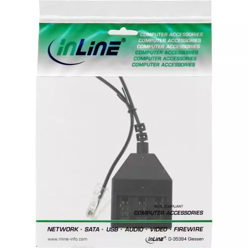TAE Adapterkabel – RJ45 Stecker auf TAE NFN Dose, 20cm