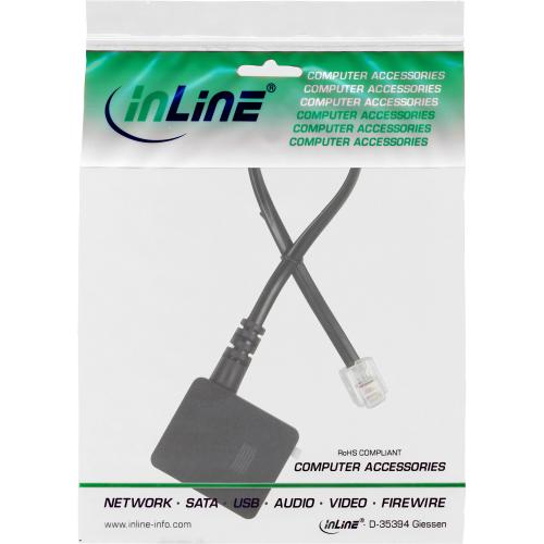 InLine® TAE Adapterkabel RJ11 Stecker auf TAE-N Buchse