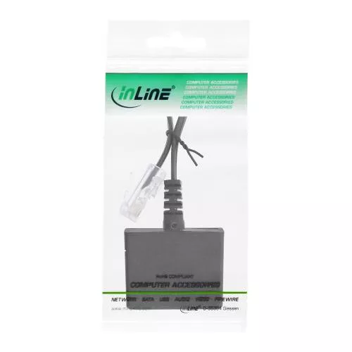InLine® TAE Adapterkabel RJ45 Stecker auf TAE-N & RJ11 Buchse