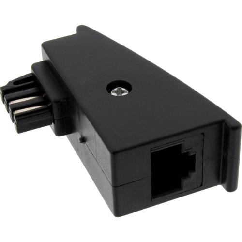 Preview: InLine® TAE-F Adapter TAE-F Stecker auf RJ45 Buchse 8P2C für Fritzbox