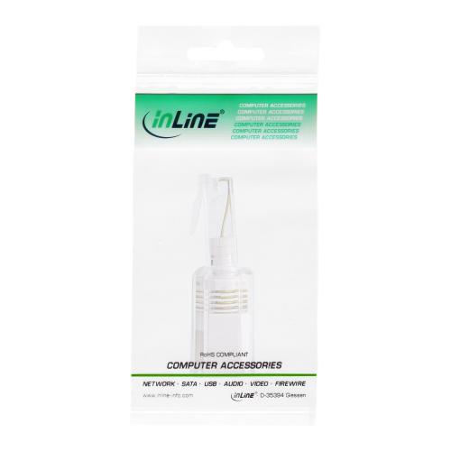 InLine® Twist-Stop Entwirrer für Kabel von Telefonhörer schmale kurze Bauform