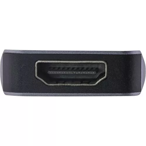InLine® Multifunktions-Hub USB 3.2 Gen.1 2x USB-A 5Gb/s + HDMI 4K/30Hz + Cardreader Aluminium grau
