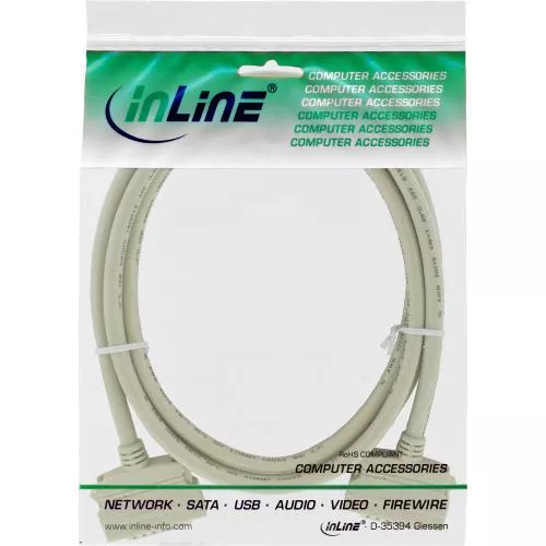 InLine® SCSI II Kabel 50pol mini Sub D Stecker / Stecker 1m
