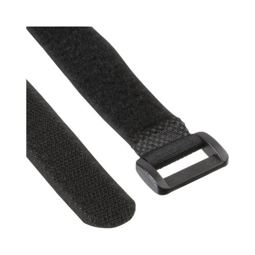 Klett-Kabelbinder Set – 5x 300 mm + 5x 500 mm, Schwarz, 10 Stück