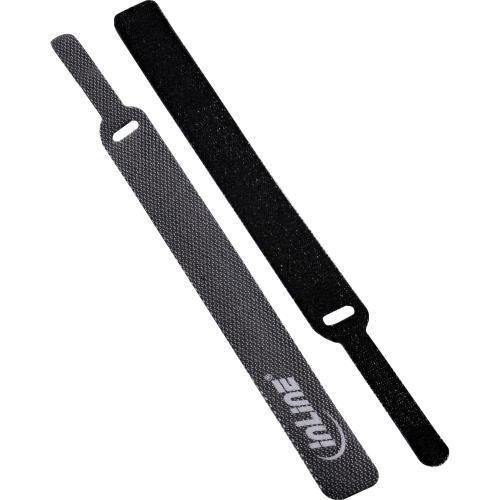 Klettkabelbinder – 12 × 125 mm – schwarz – 10 Stück