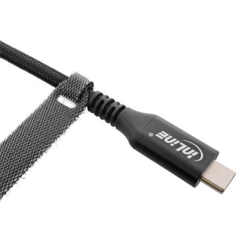 Preview: Klettkabelbinder – 12 × 150 mm – schwarz – 10 Stück