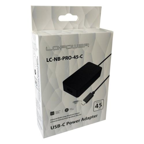 LC-Power LC-NB-PRO-45-C USB-C-Notebook-Netzteil 45W